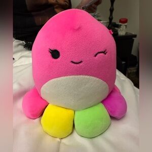 New Squishmallows Lasla Pink Octopus Stuffed Animal 5 Inch Toy Plush